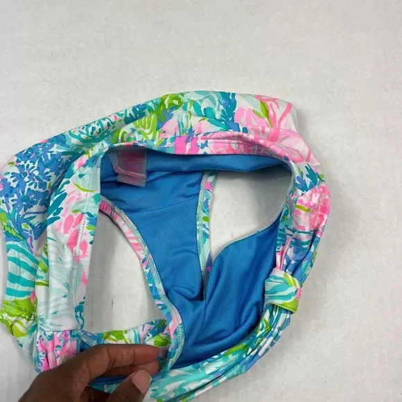 Lilly Pulitzer Womens Taj Bikini Swimsuit Bottom Colorful Beach Pool Size 4 - Picture 5 of 7